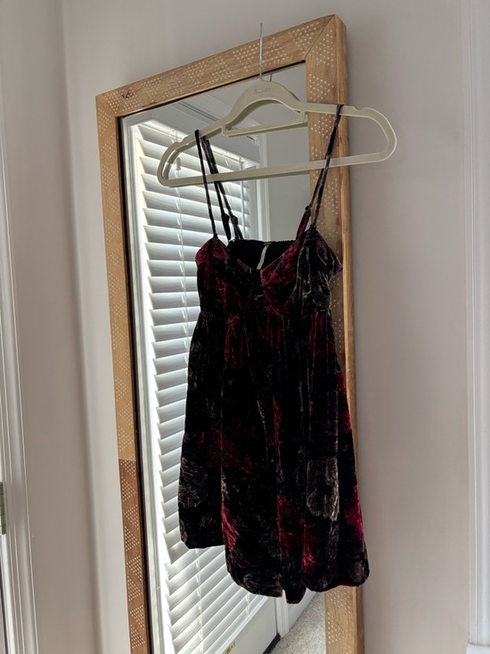 NWOT free people luna velvet romper - Picture 6 of 11